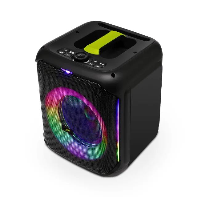 Caixa de Som Bluetooth Amp Get Cube 2 250W RMS Led Rgb USB/MicroSD - WZetta