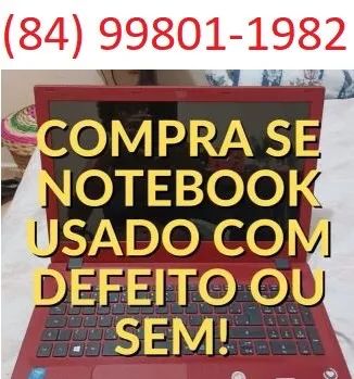 Notebook com defeito