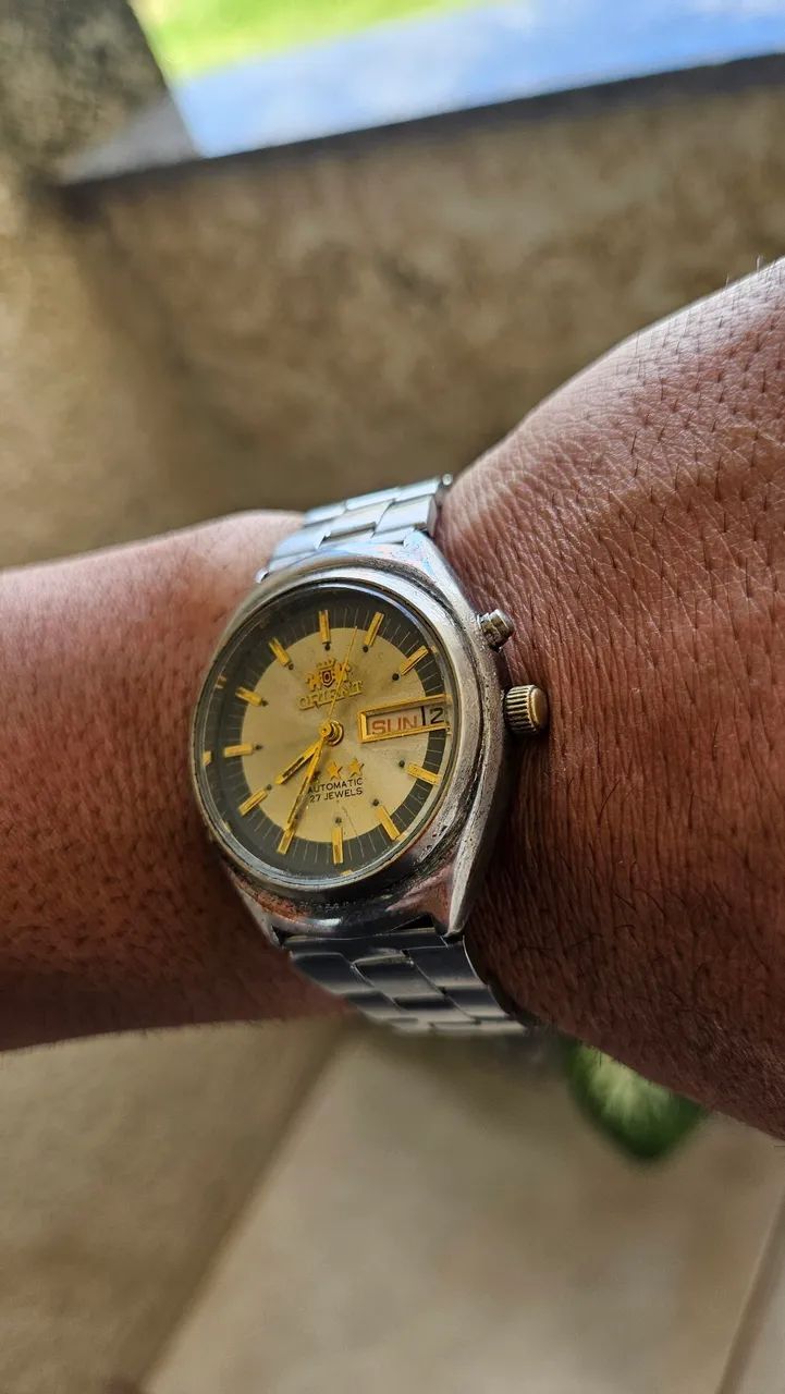 Orient Automático Revisado (1 linha) Mostrador Vintage  - Foto 5