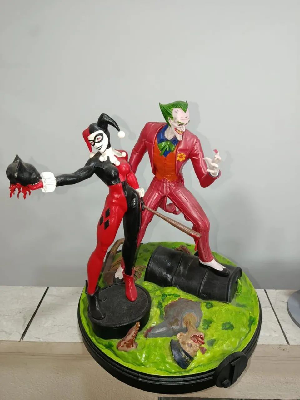 Alerquina e coringa em 3d - Foto 3