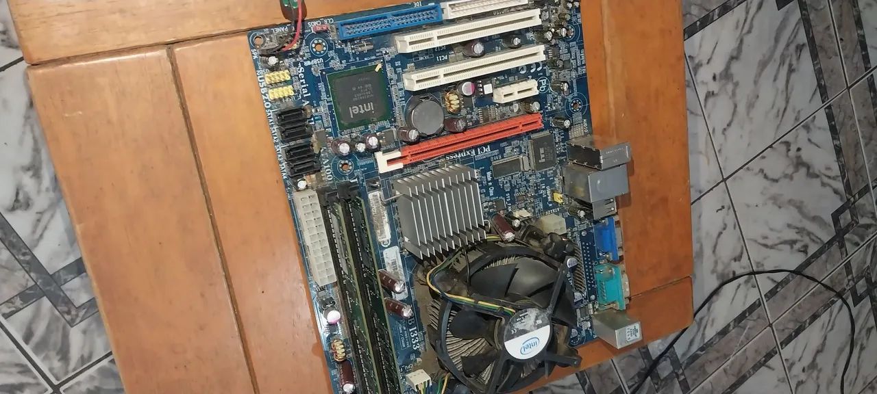 Placa mãe intel ddr2 + 4 GB de memória  - Foto 5