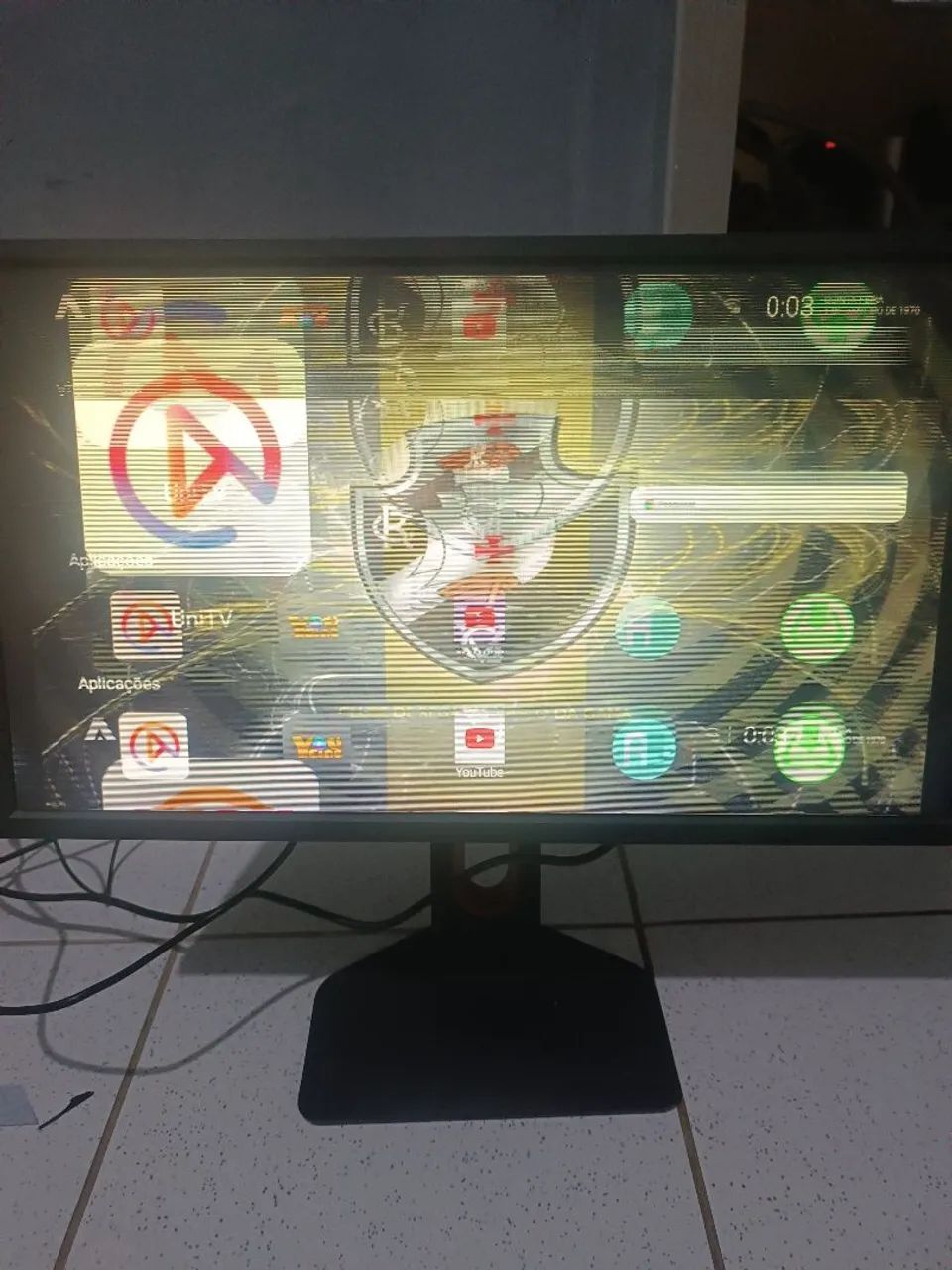 Monitor com tela piscando entrada HDMI e display  - Foto 3