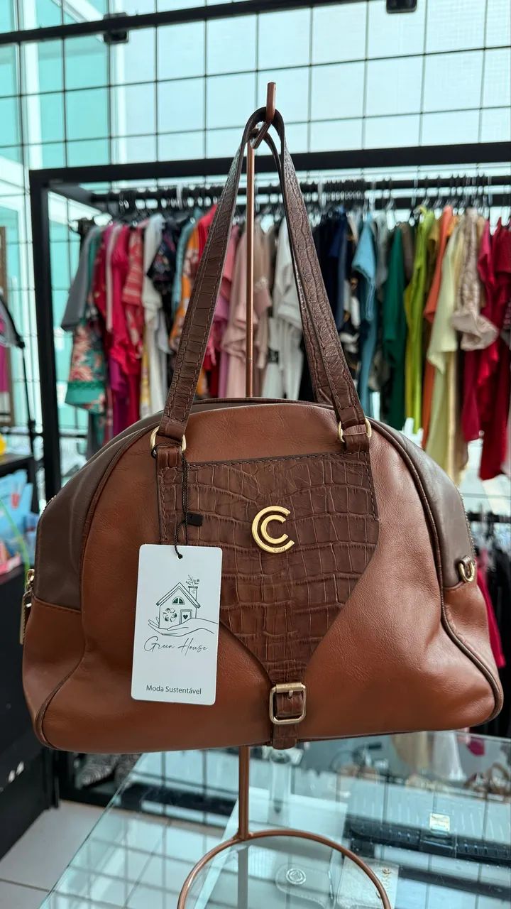 Bolsa Classe em couro  - Foto 2