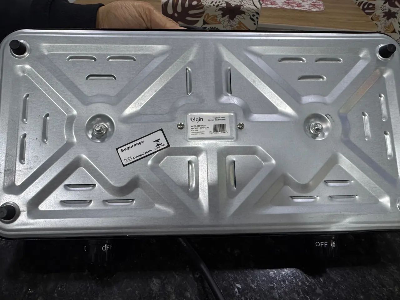 Fogão Elétrico de Mesa Double Cook da Elgin - Foto 3
