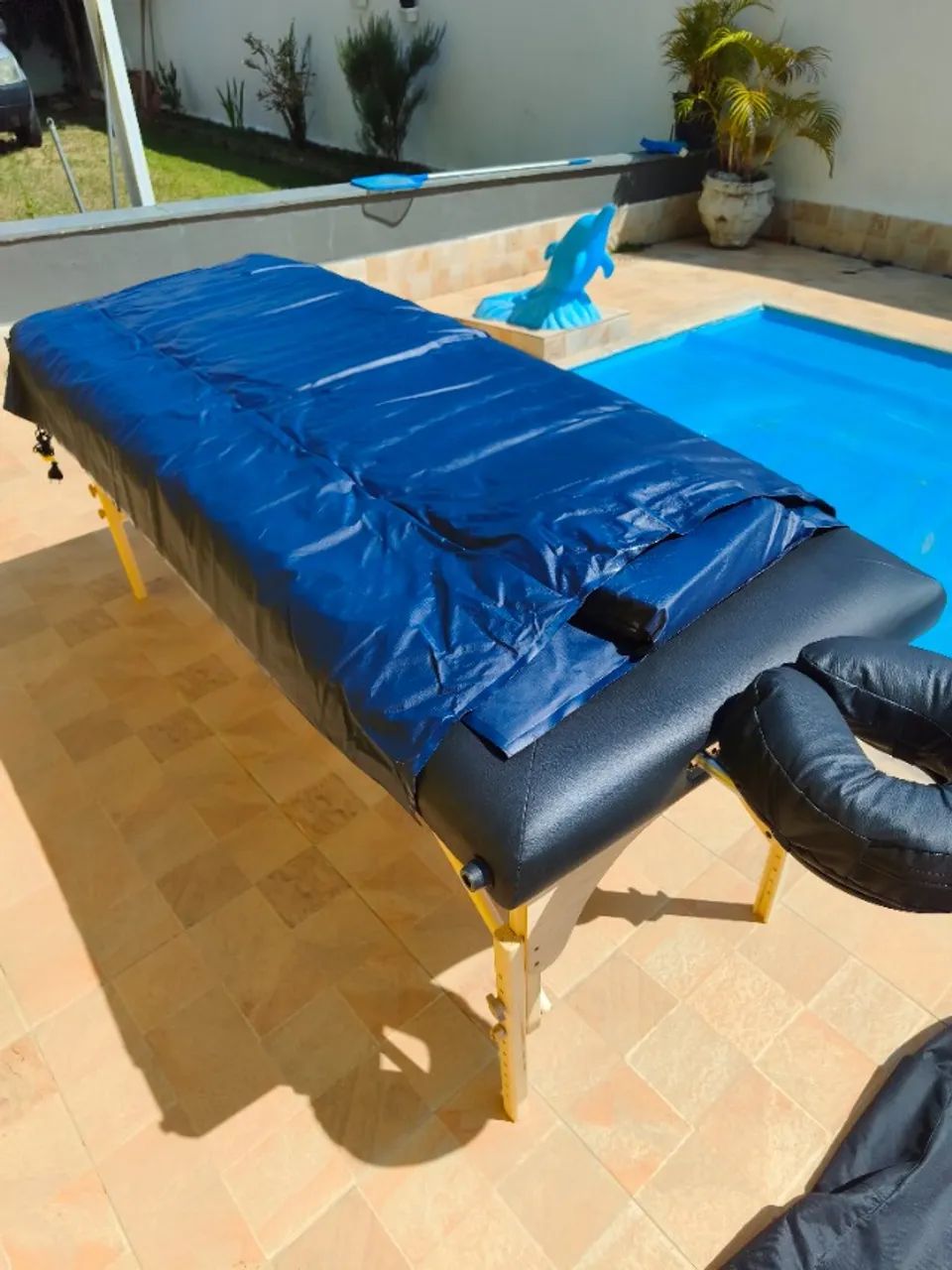 Maca para massagem e manta térmica  - Foto 5