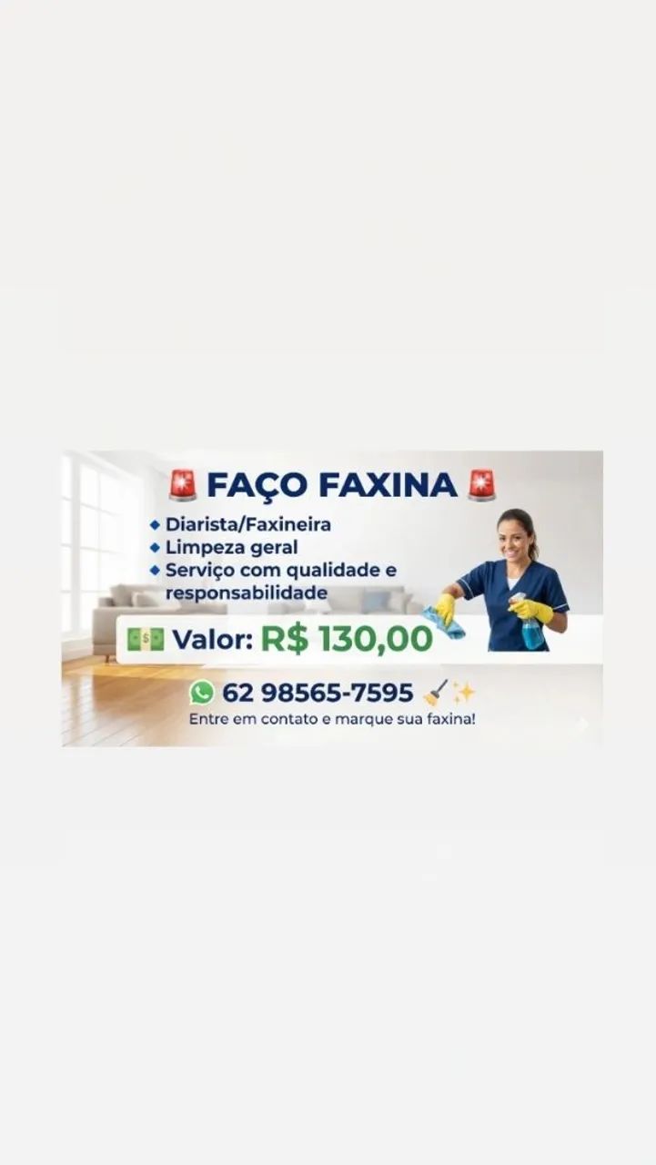 Diarista/faxina