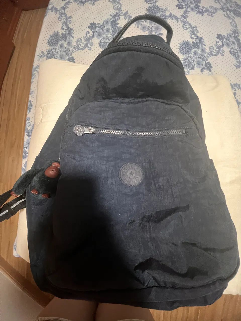 mochila kipling Seoul marinho 