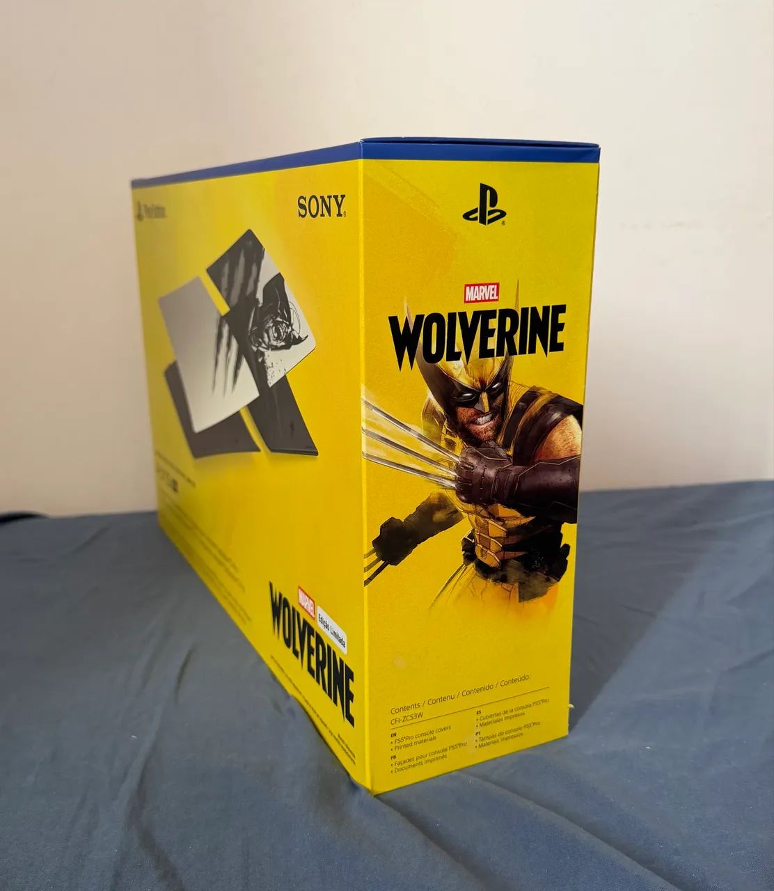 Faceplate Adamantium PS5 PRO WOLVERINE - LACRADA - Foto 2