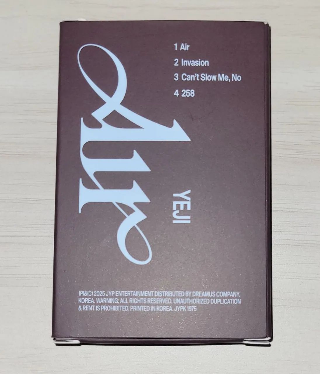 Álbum Itzy Yeji Air Poca ver. - Foto 2