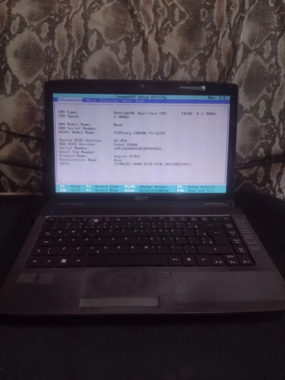 Notebook Acer 4736z