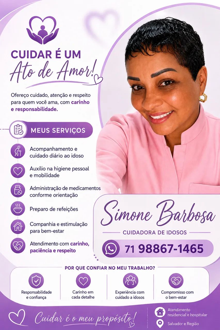 Cuidadora de idosos 