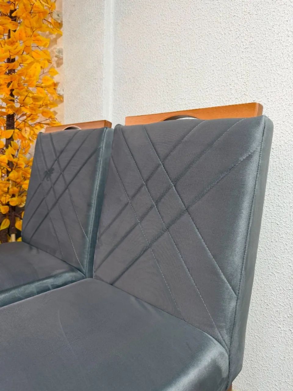 Cadeiras p/ mesa jantar veludo  - Foto 2