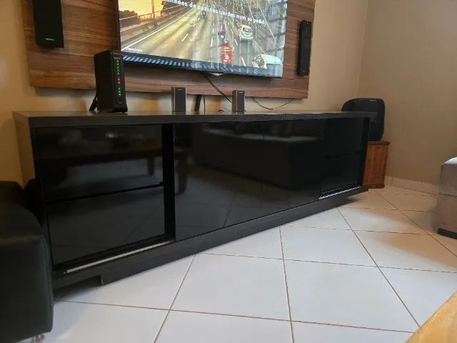 Rack sala TV. Preto - Foto 4