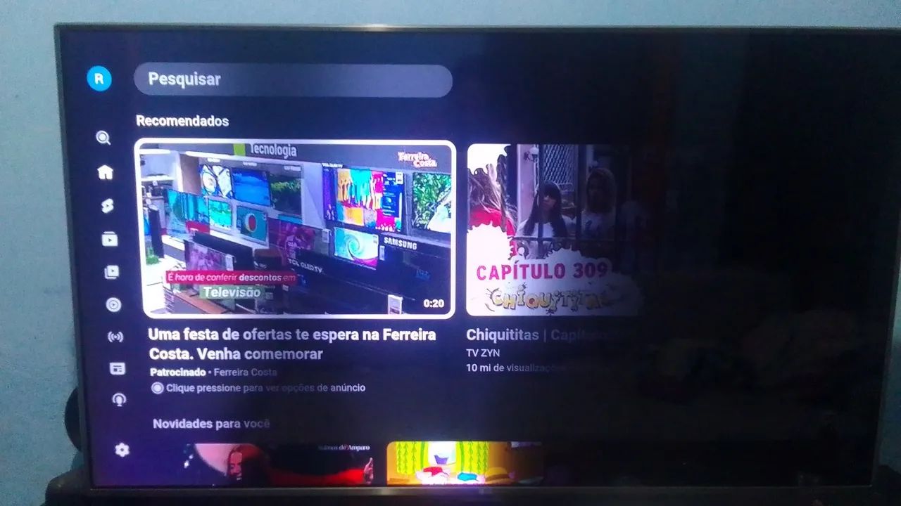 Tv 55 polegadas funcionando  - Foto 3