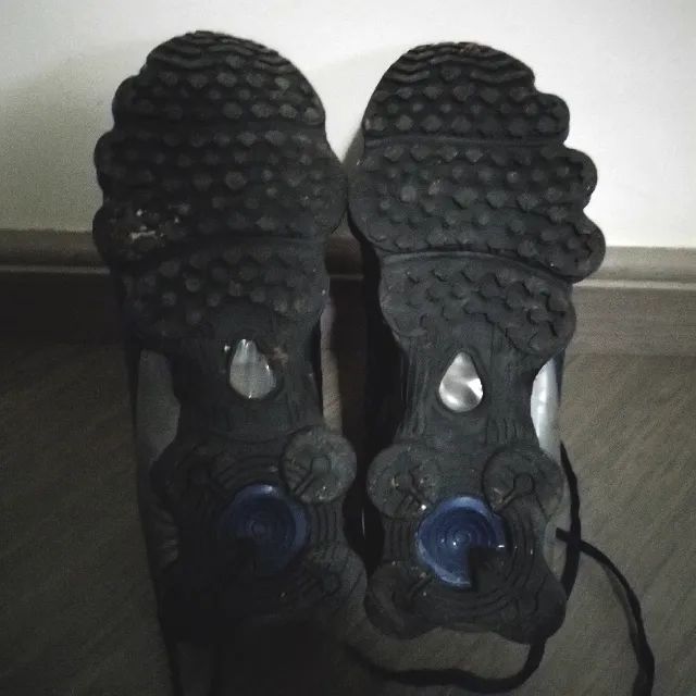 Tênis Nike Shox TL Preto e Laranja - Foto 4