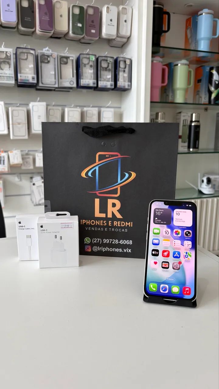 iPhone 13 branco 128GB  - Foto 2