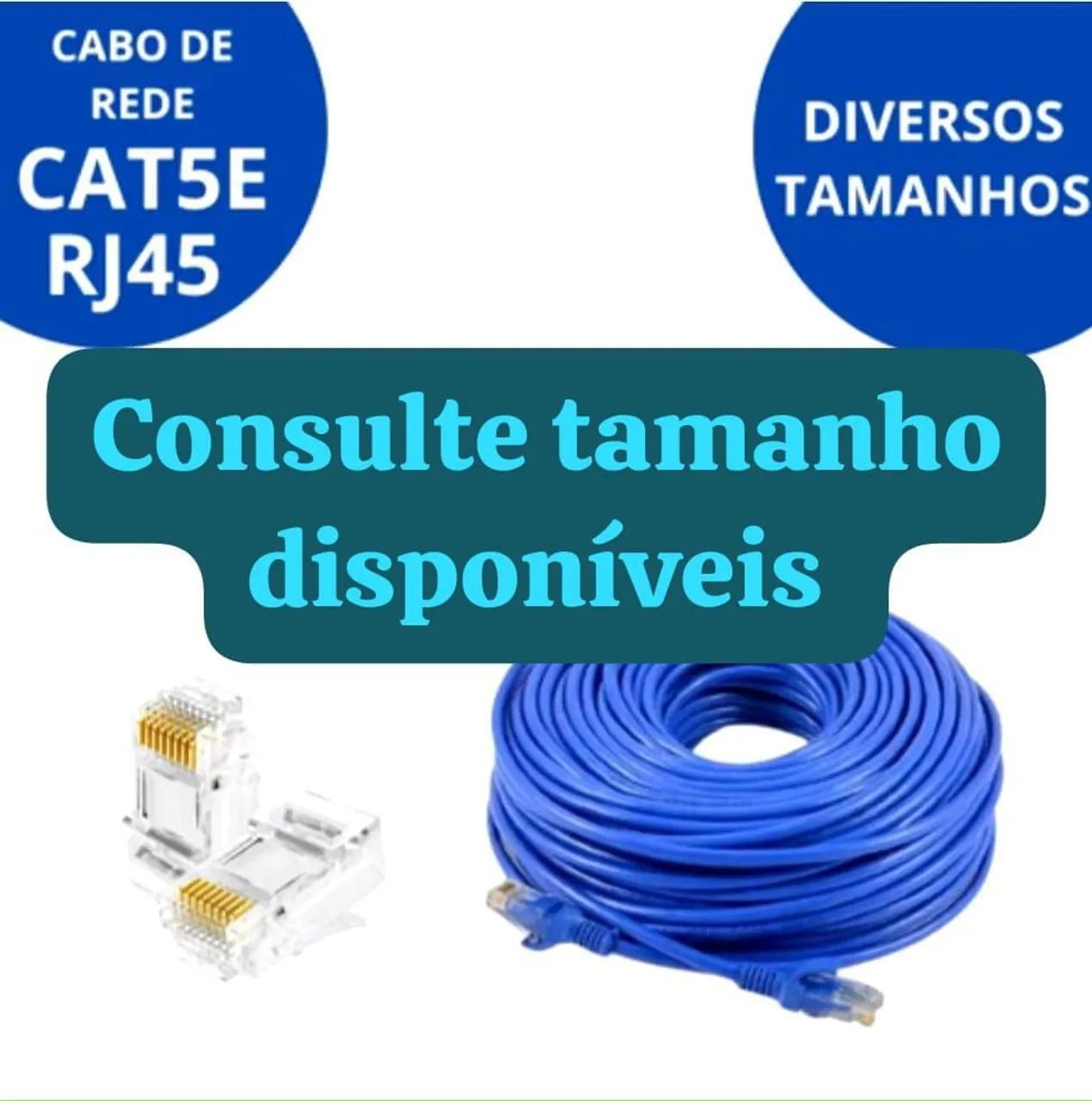 Cabo de rede internet 40 ou 50 metros 