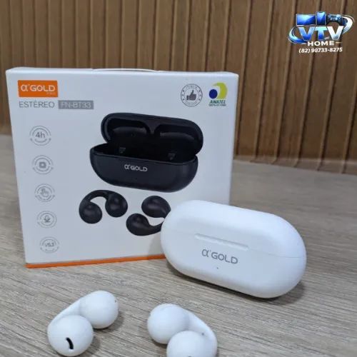 Fone de Ouvido AGOLD Bluetooth + Entrega Grátis 