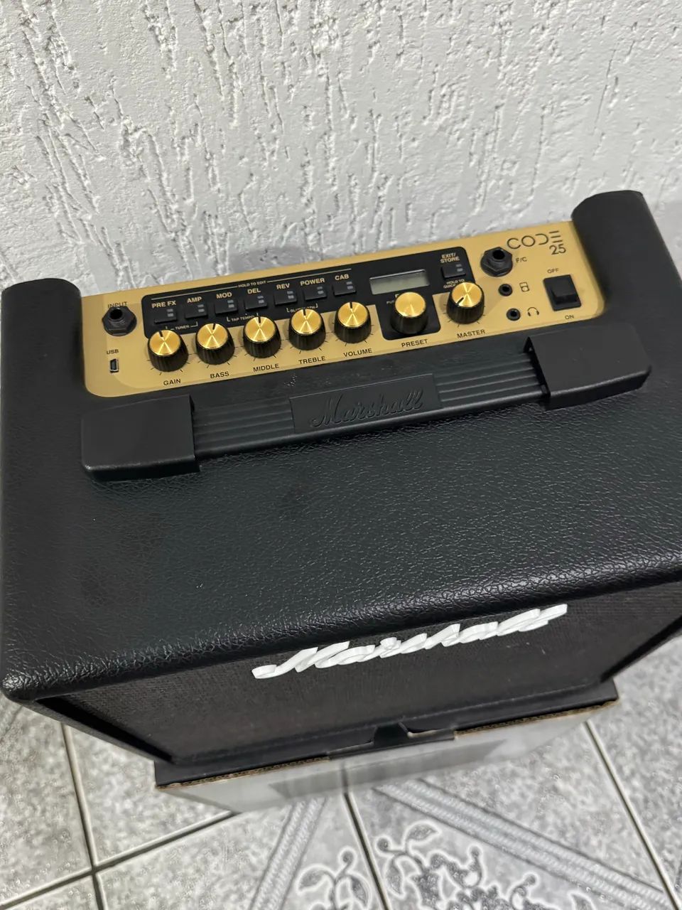 Amplificador Marshal code 25 - Foto 2