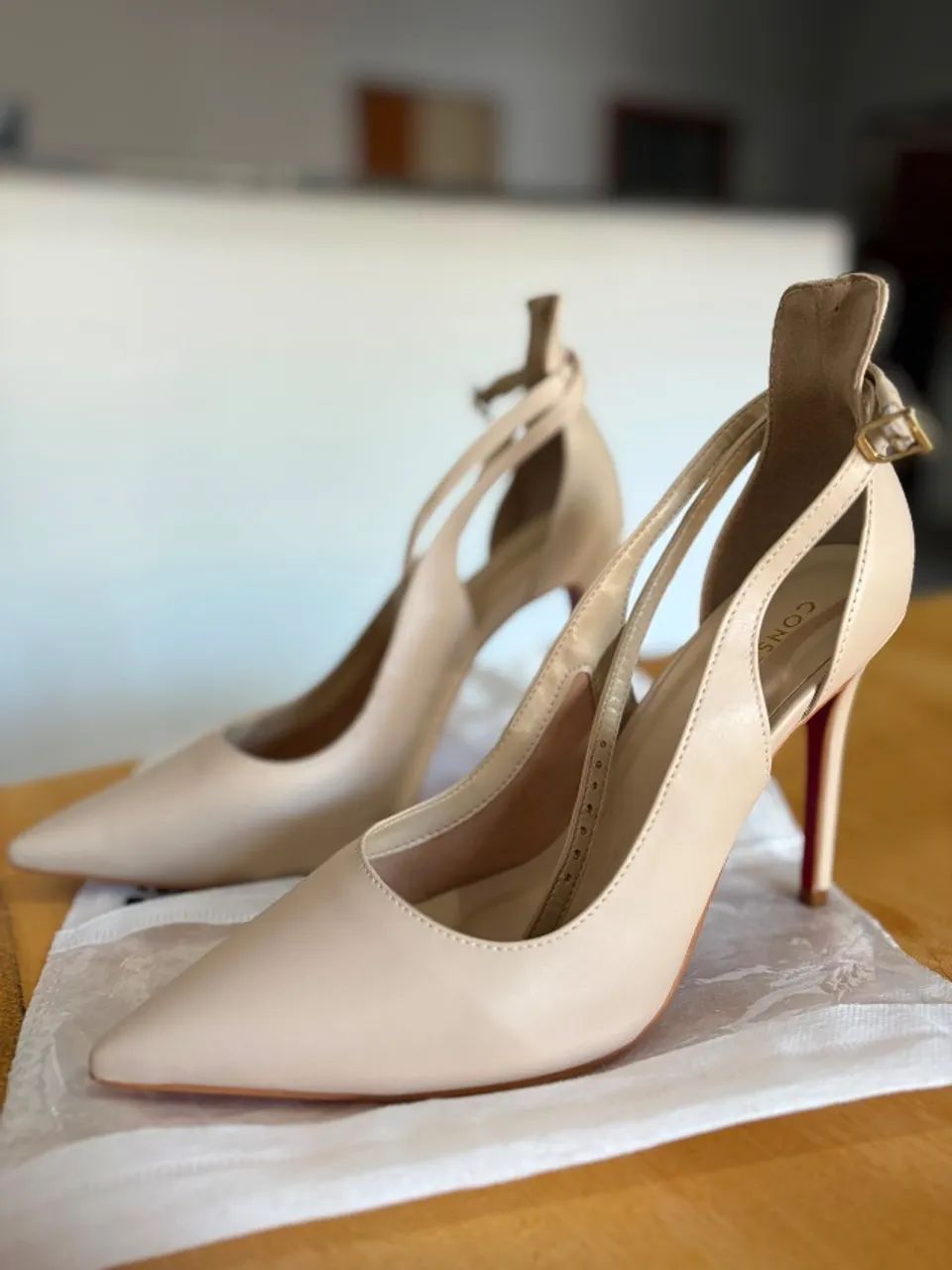 scarpin slingback de bico fino. - Foto 2
