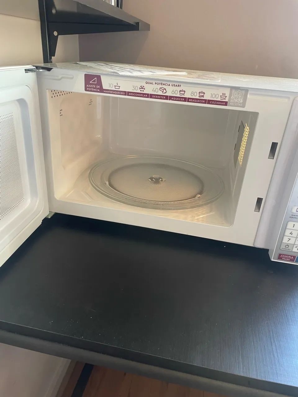micro-ondas electrolux meo44 34l branco - Foto 5