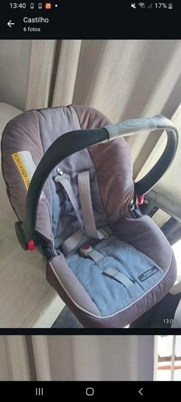 Bebê Conforto Graco com Base Original - Bem Conservado - Foto 4
