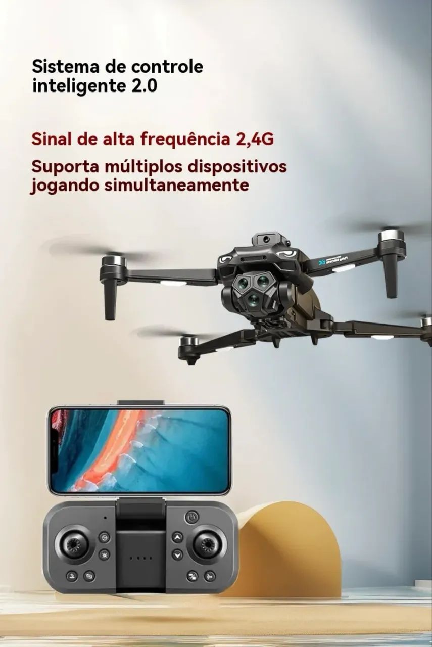 Drone Com Lentes Duplas E Evitação Inteligente De Obstáculos - Foto 6