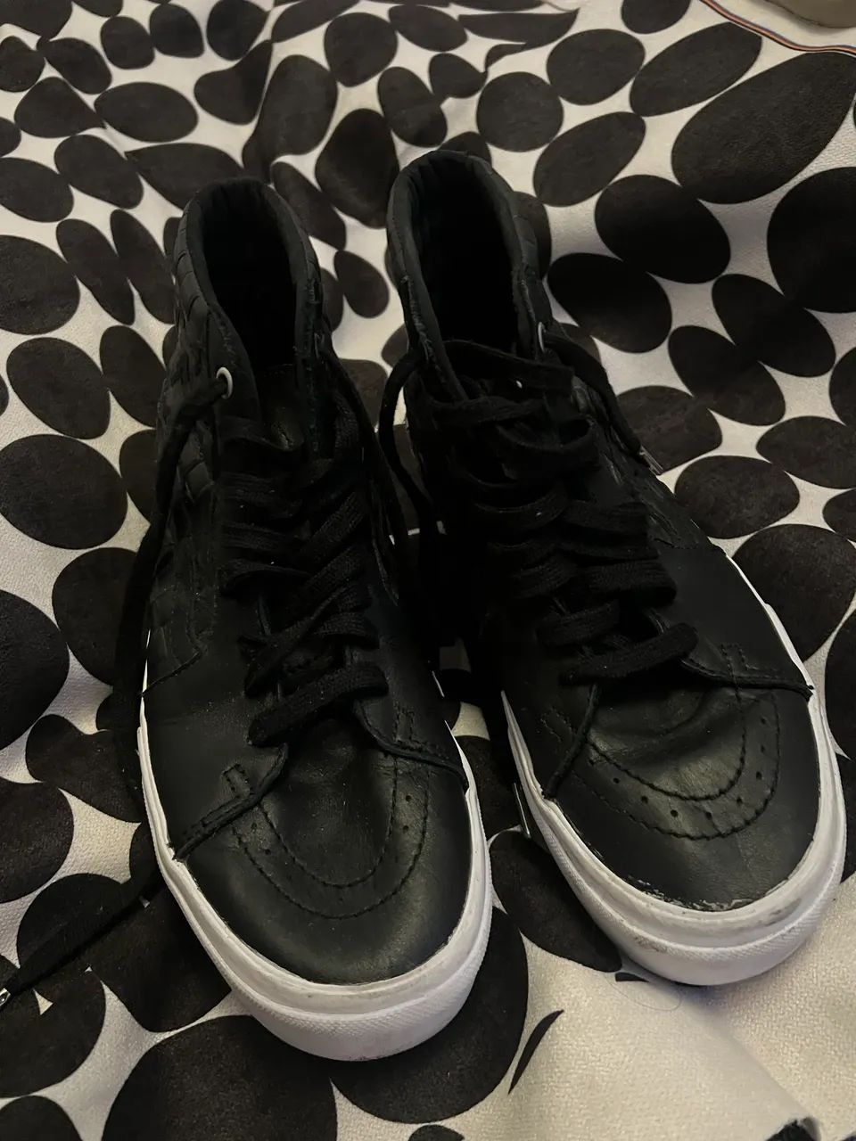 Tênis cano alto vans em couro  - Foto 3