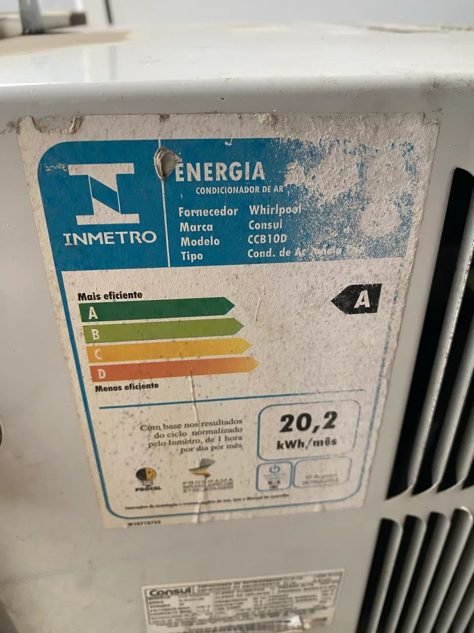 Ar condicionado Consul 10.000 BTUs 127v - Foto 2