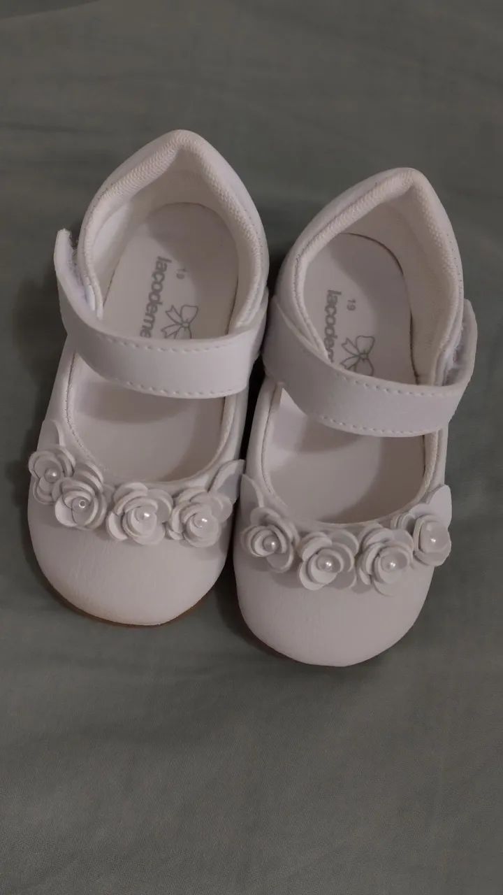 Sapato social branco Menina  - Foto 3