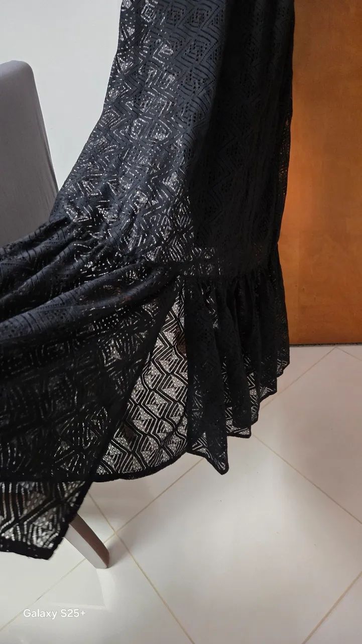 Vestido preto longo - Foto 3