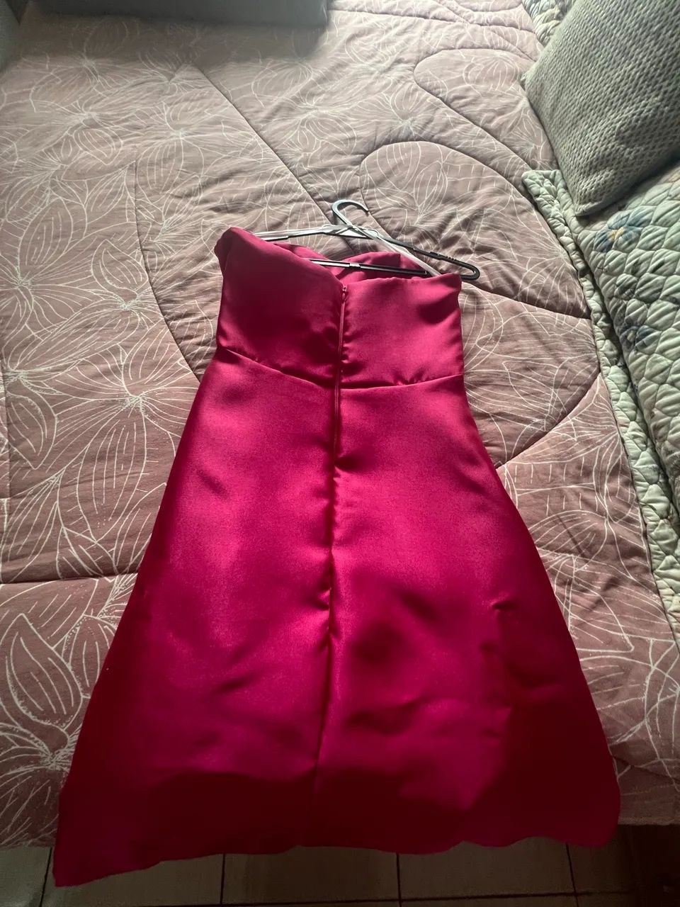 Vestido Badauê Rosa M - Foto 2
