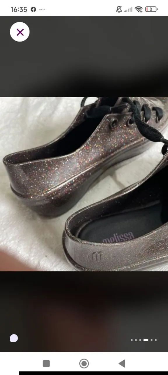 Tênis melissa ulitsa Glitter  - Foto 4