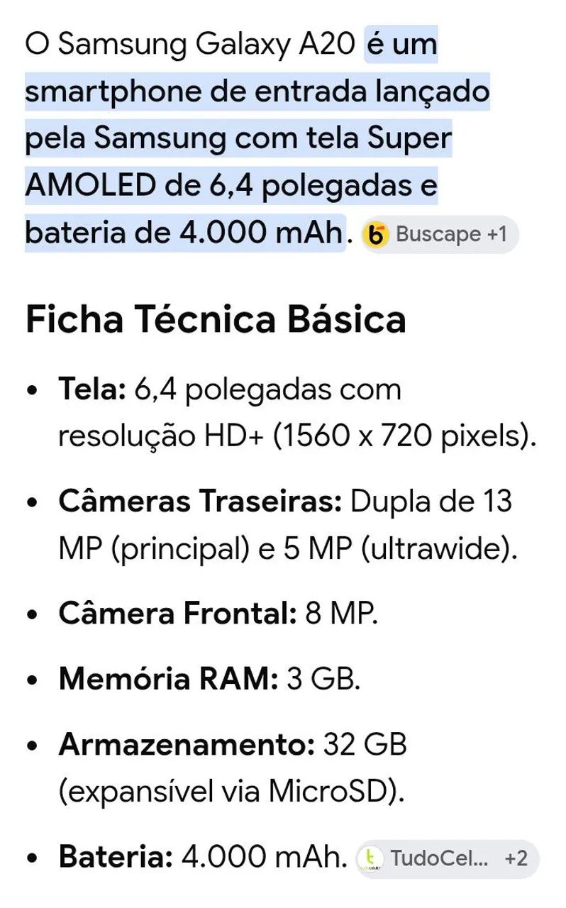 Galaxy A20 Samsung  - Foto 5