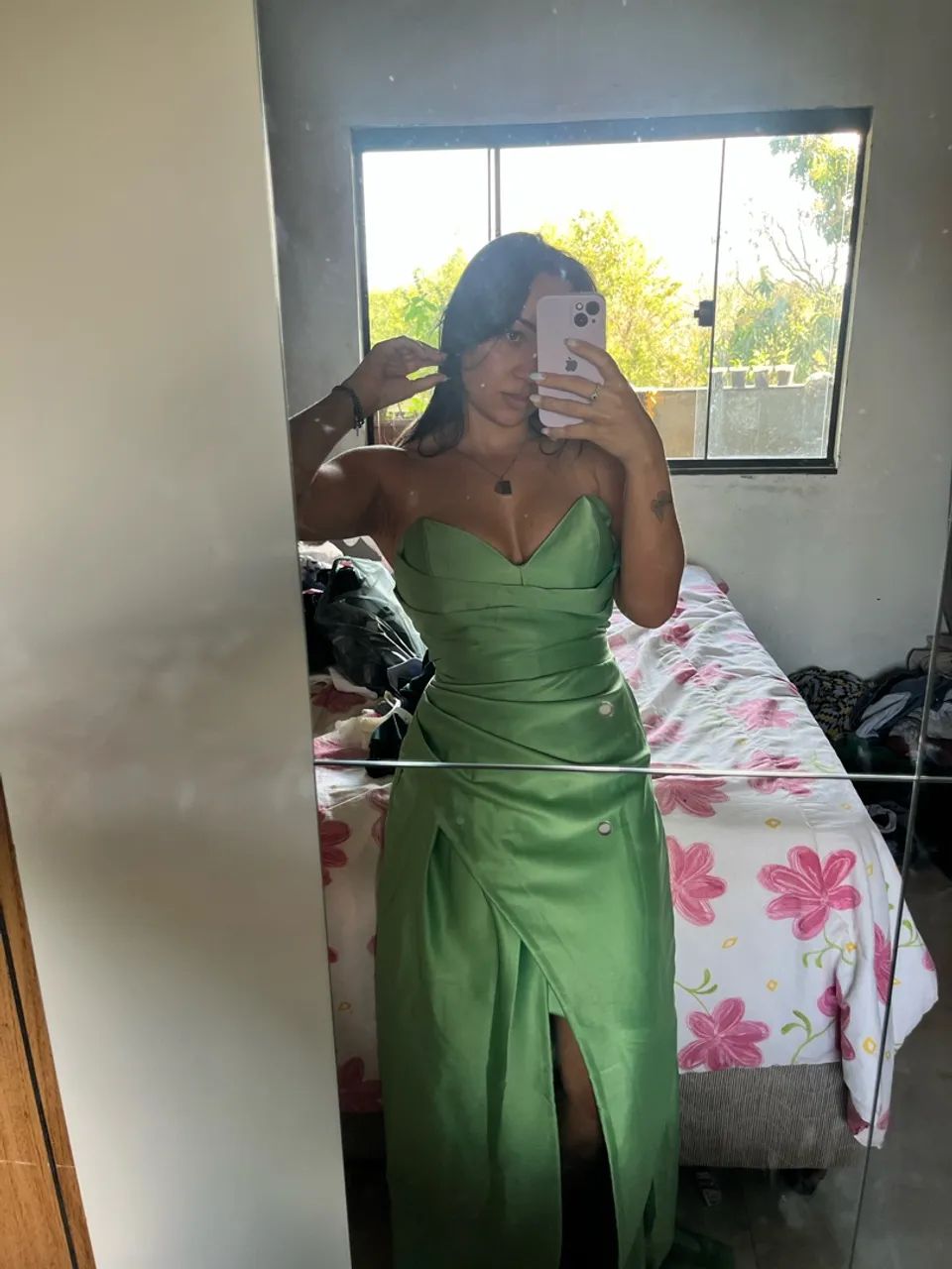 Vestido verde menta / madrinha  - Foto 5