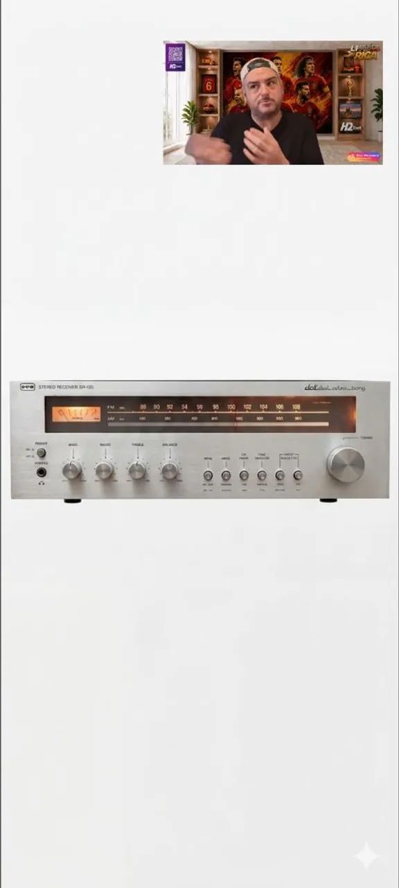 Receiver CCE antigo retrô 