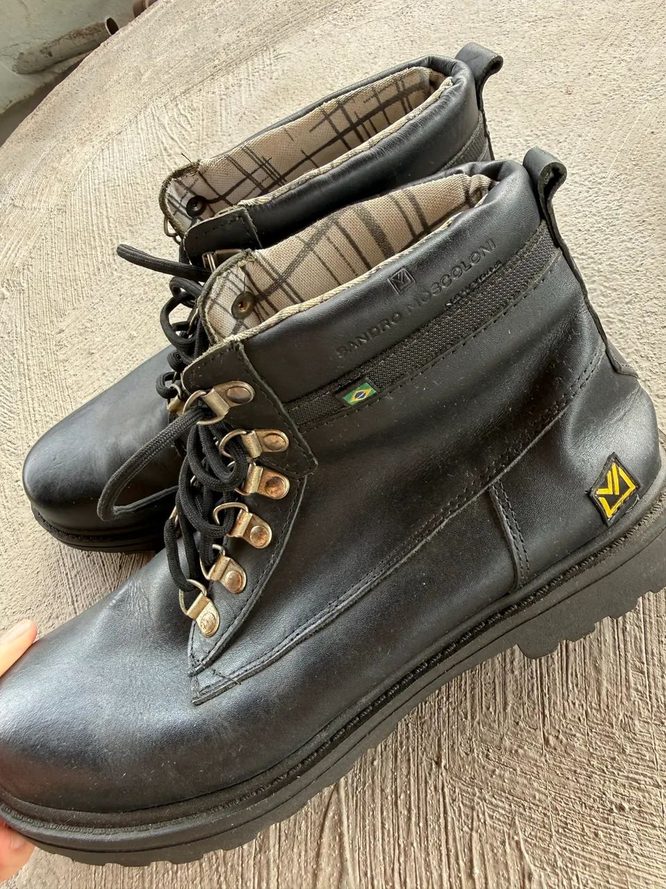 Botas/coturno masculina preta - Foto 3