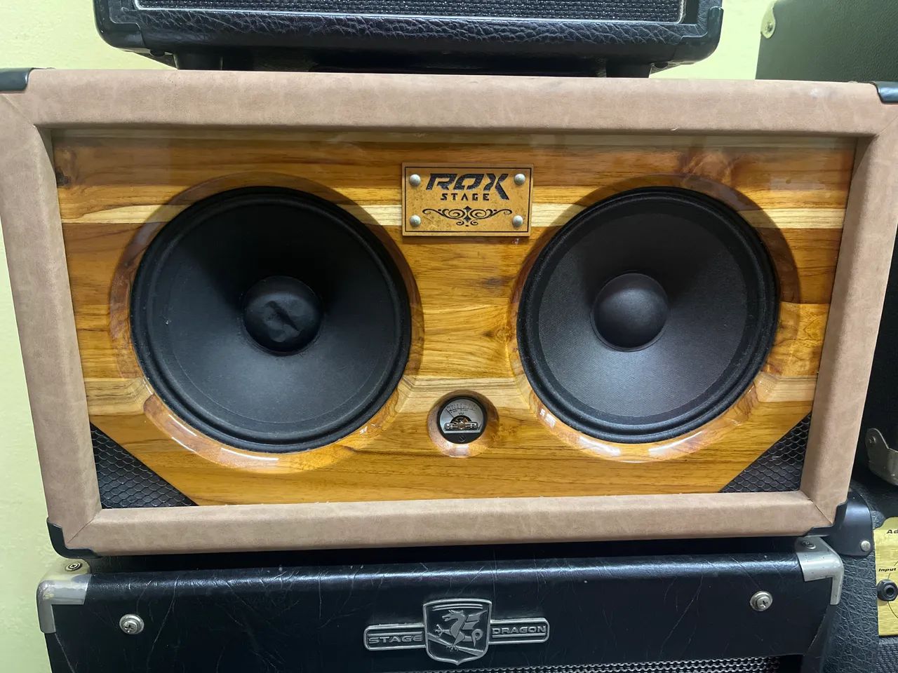 Caixa 2x8 Rox Stage 8 Ohms - Instrumentos musicais - Jardim Arize