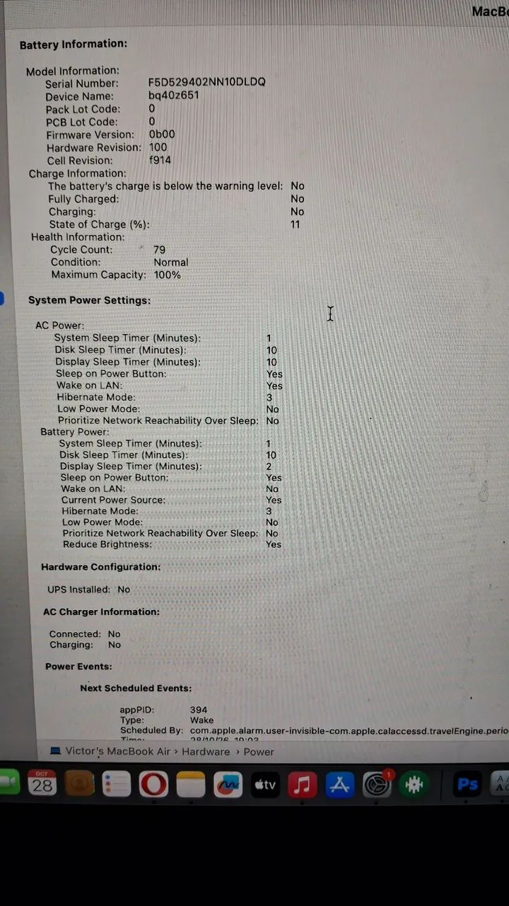 MacBook Air M2 2022 (16GB RAM / 256GB SSD) - Bateria 100% (Impecável) - Foto 5