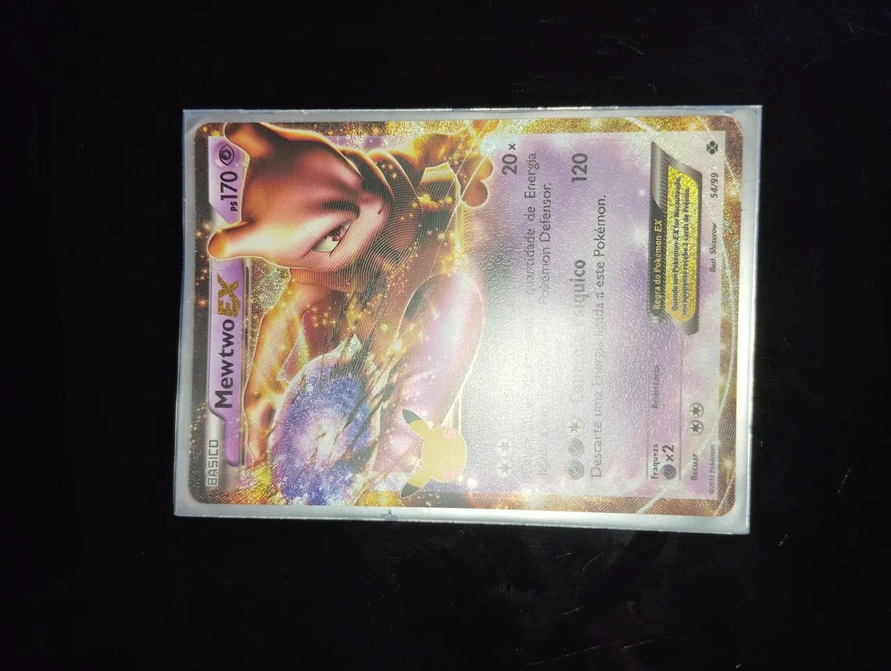 Mewtwo Ex Coleção 25 anos - Foto 2