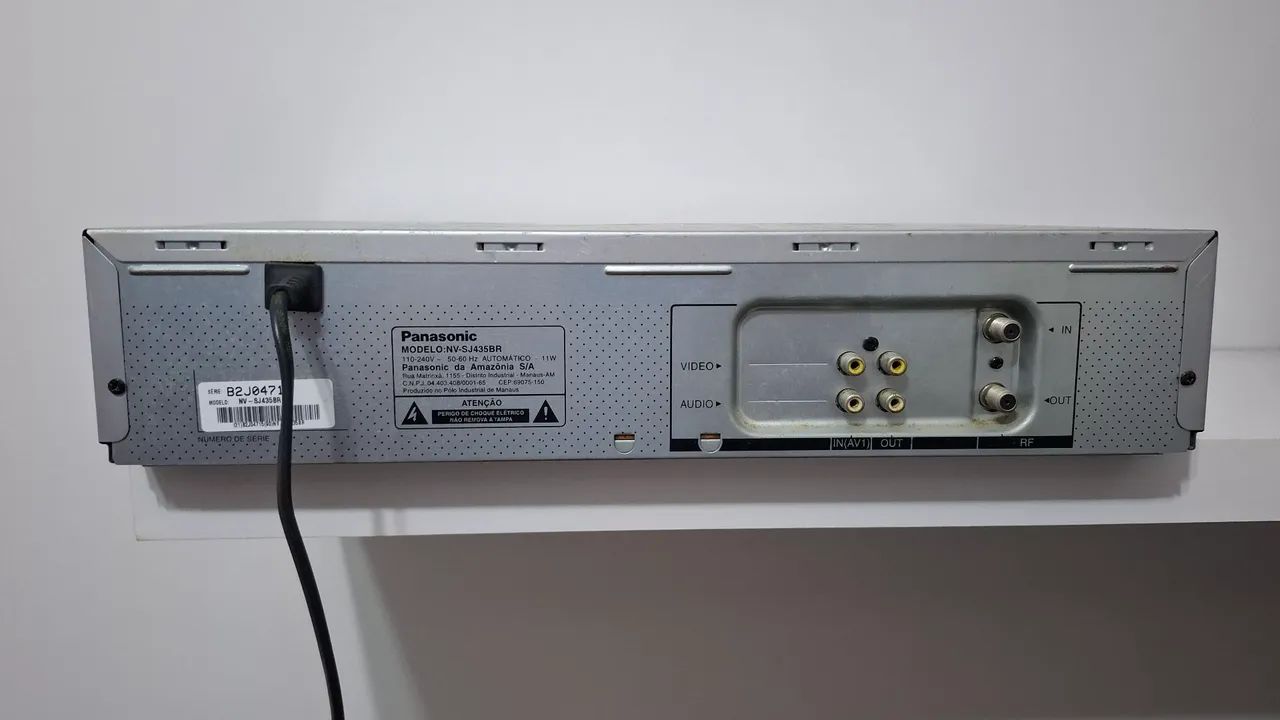 VIDEOCASSETE PANASONIC MODELO NV- SOMENTE RETIRADA- SJ 435 - Foto 2