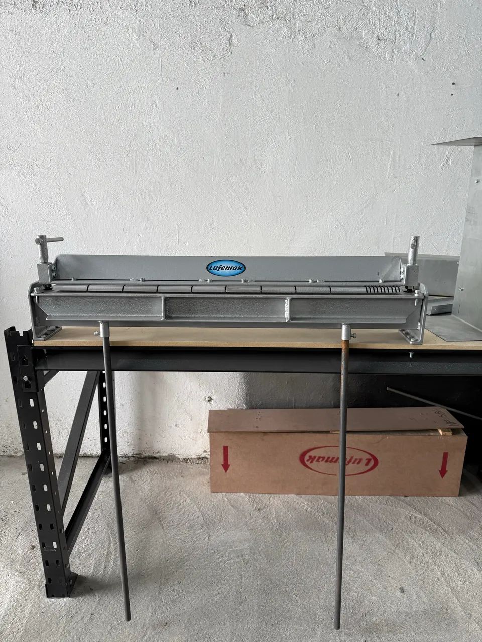 Dobradeira de chapa lufemak 1 metro