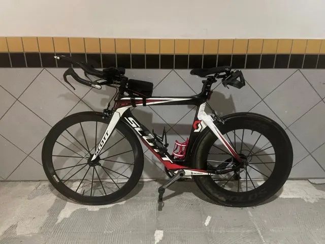 Bike TT Scott Plasma 10 + Rodas  Reynolds RZR Full carbon + Tacx Blue Twist Indoor