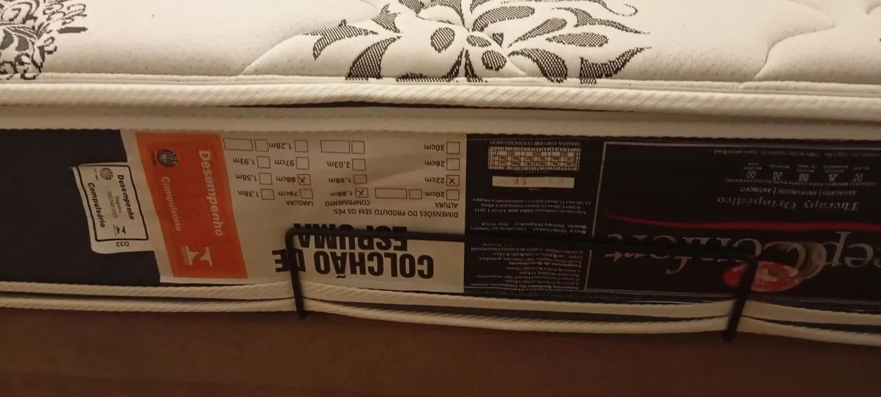 Cama box baú + Colchão de solteiro  - Foto 4