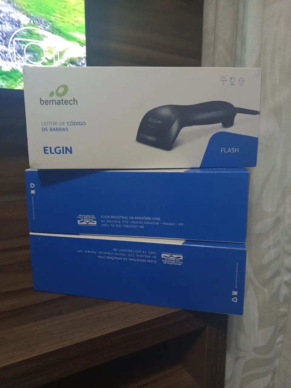 LEITOR DE CODIGO DE BARRAS S/ SUPORTE FLASH USB ELGIN - Foto 2