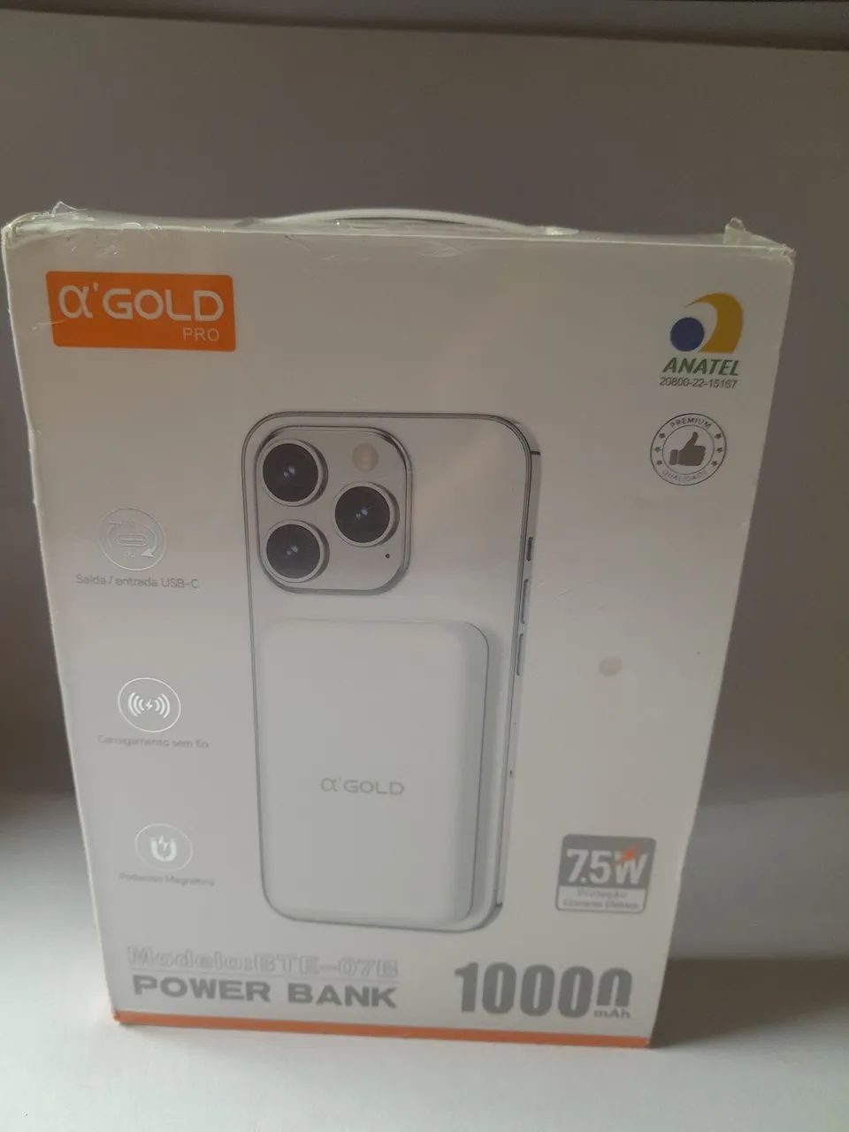 Power Bank 20000mAh 4 cargas completas no celular  - Foto 5