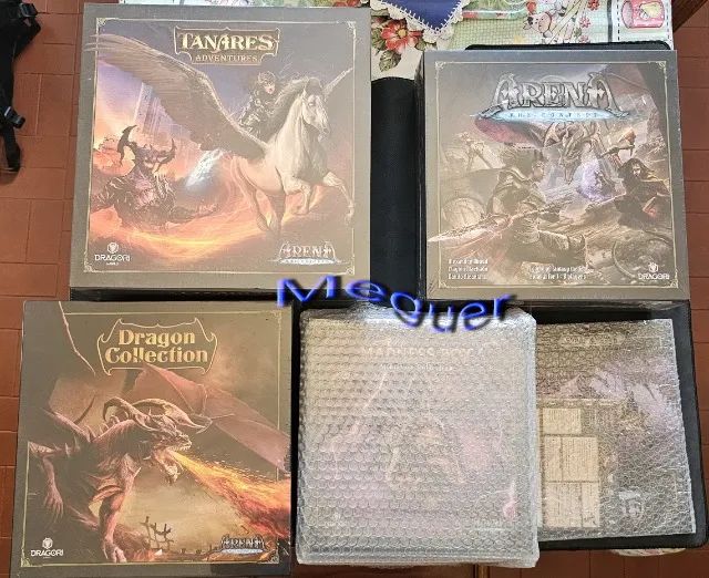 おもちゃ Arena + Tanares complete collection Boardgame Tanares Adventures E Arena:the Contest Kickstarter