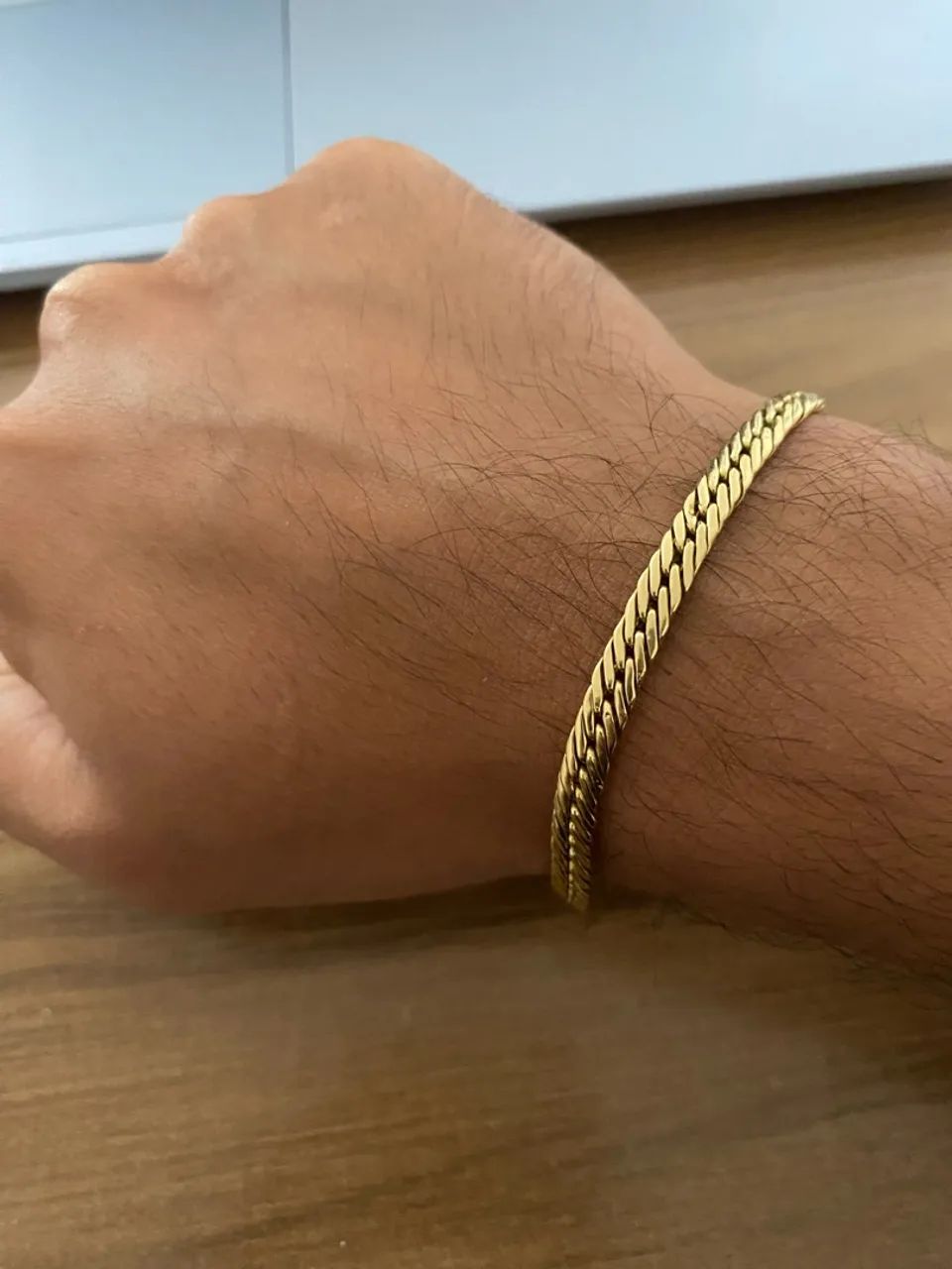 Pulseira ouro 18k - 8.2 g  - Foto 3