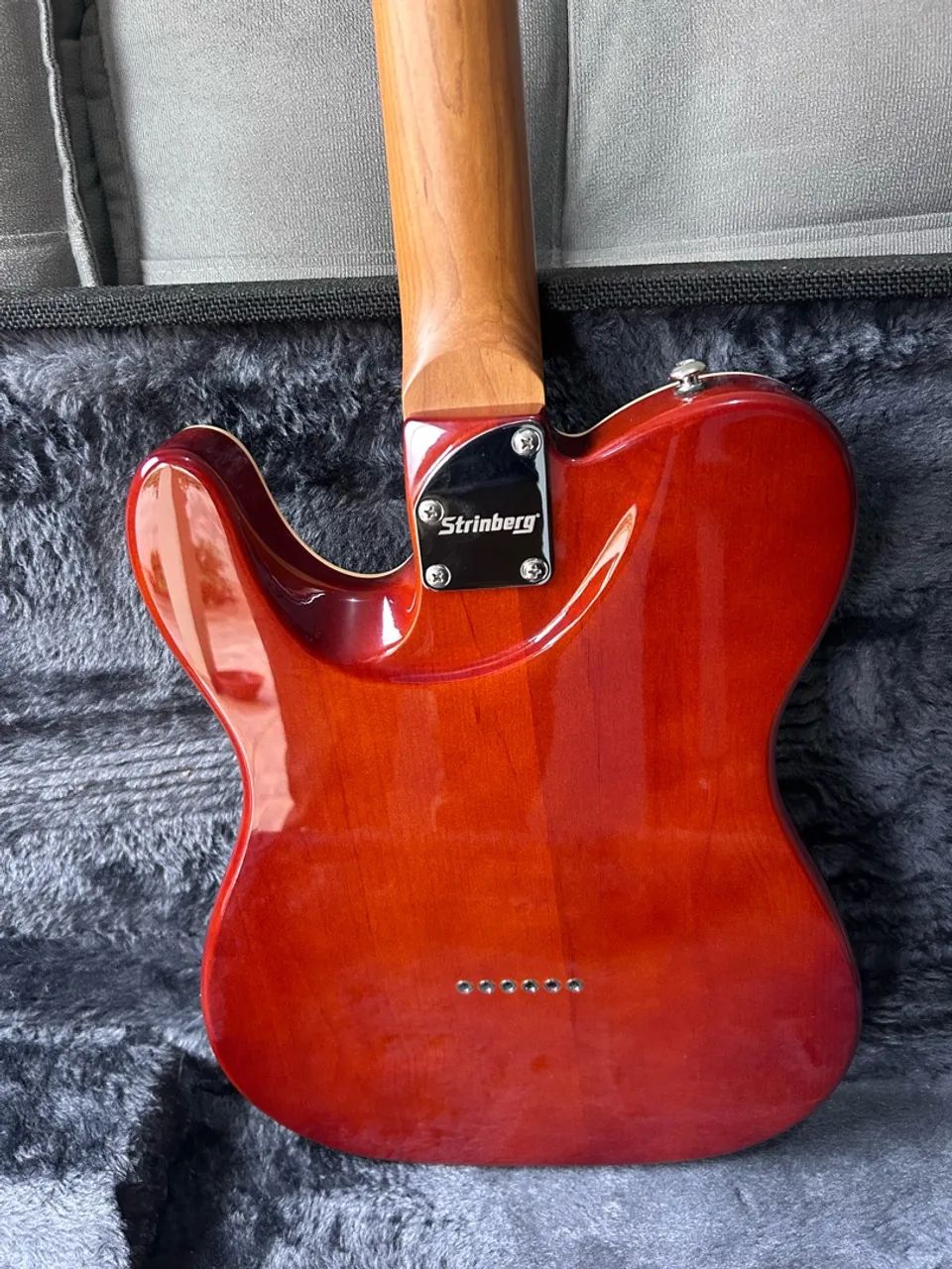 Guitarra Telecaster Thinlin Strimberg com Case  - Foto 4