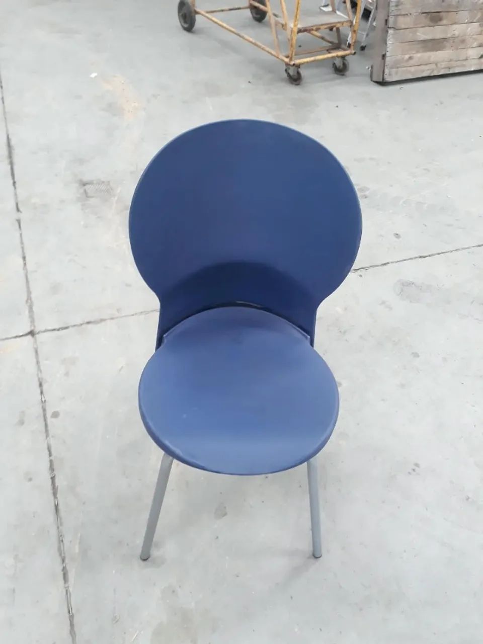 Conjunto Mesa e 4 Cadeiras Azuis - Sala ou Cozinha - Foto 4